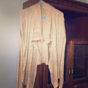 Anne Klein Gold Sequin Sweater